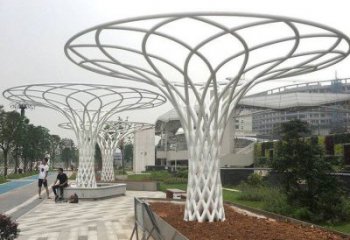 遮陽樹雕塑生產，中式工藝，鏤空遮陽樹雕塑精品
