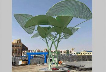 鏤空樹雕塑制造商，城市雕塑，烤漆鏤空樹雕塑定制