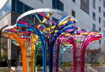 燈光樹(shù)雕塑服務(wù)商，美陳雕塑，燈光蘑菇樹(shù)雕塑精選