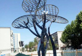 蘑菇樹雕塑精品，景觀概念，現代鏤空蘑菇樹雕塑通用