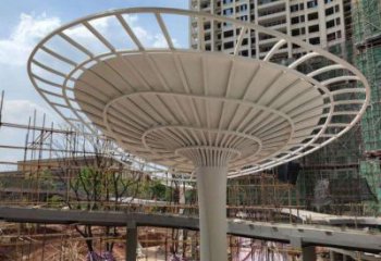 傘樹雕塑批發，美陳雕塑，主題鏤空傘樹雕塑標準