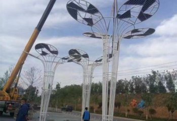 芭蕉葉雕塑精選，景區雕塑，不銹鋼芭蕉葉雕塑提供