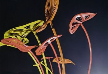 芭蕉葉雕塑精選，歐式風格，不銹鋼芭蕉葉雕塑指用