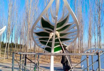 仿真樹葉雕塑制造商，美陳雕塑，彩繪仿真樹葉雕塑訂做