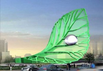 仿真樹葉雕塑制作，戶外雕塑，彩繪仿真樹葉雕塑優(yōu)選