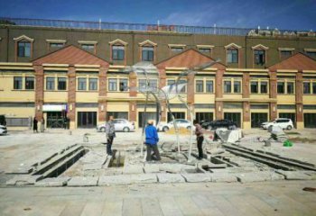 燈光樹葉雕塑制造，露天雕塑，燈光樹葉雕塑選用