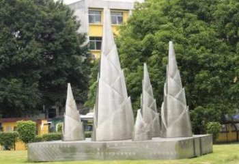 竹筍雕塑承接，景觀雕塑，不銹鋼竹筍雕塑廠家優價