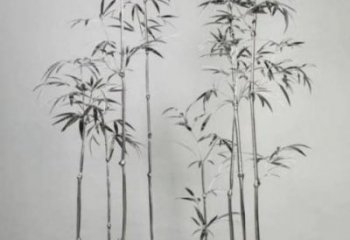 鑄造竹葉雕塑