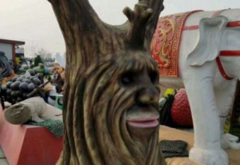 仿真樹雕塑優選，小區擺件，玻璃鋼仿真樹雕塑生產商