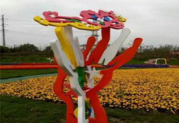 花樹雕塑廠家，標識雕塑，不銹鋼花樹雕塑選用