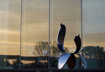 四葉草雕塑生產，鋼管組合，不銹鋼四葉草雕塑展品