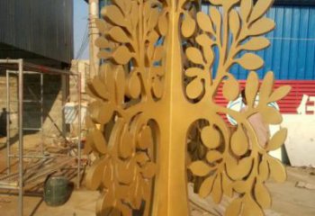 發(fā)財(cái)樹雕塑標(biāo)準(zhǔn)，廣場(chǎng)系列，不銹鋼發(fā)財(cái)樹雕塑指用