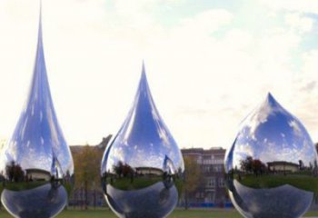 景觀雕塑，鍍銅水滴雕塑，鍍銅工藝