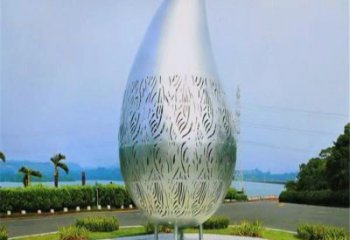 水滴雕塑承接，鍛造工藝，不銹鋼水滴雕塑訂做