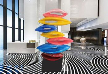 室內(nèi)水滴雕塑，拉絲景觀雕塑，抽象效果