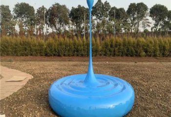 水滴雕塑工廠標準，多彩藝術，景觀烤漆水滴雕塑供應