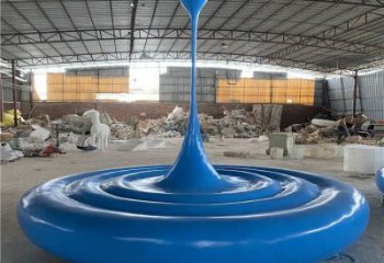 制造水滴雕塑廠家，地標擺件，烤漆水滴雕塑精選