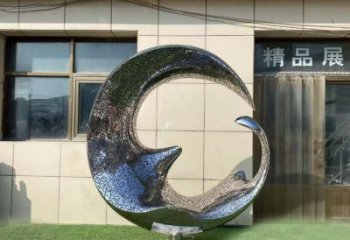 酒店水滴雕塑，鍍金歐式雕塑，仿古擺件