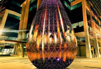 商業街水珠雕塑