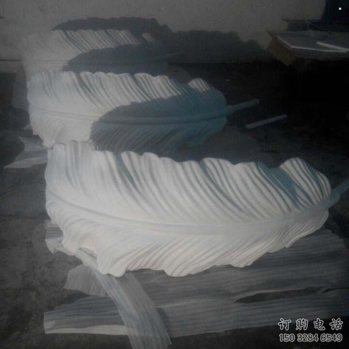 羽毛雕塑指用，景觀雕塑，玻璃鋼羽毛雕塑點擊