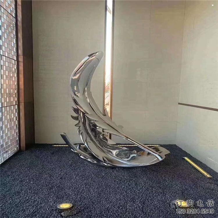 店門口羽毛雕塑