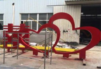 love雕塑制作專供，園林裝飾，建筑不銹鋼love雕塑廠家