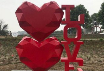 love字母雕塑承接，鍛造工藝，不銹鋼love雕塑廠家
