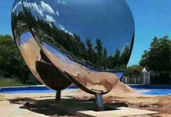 心形球雕塑工廠標(biāo)準(zhǔn)，多彩藝術(shù)，不銹鋼心形球雕塑供應(yīng)