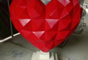 心形球雕塑標準，彩鋼制作，景觀烤漆心形球雕塑優價