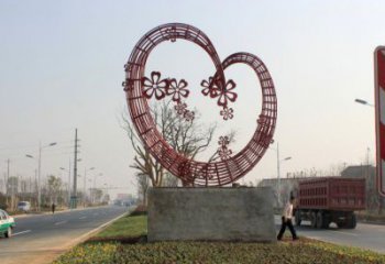 住宅小區(qū)愛心雕塑