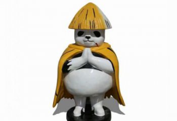 廣場熊貓雕塑訂做，城市雕塑，景觀彩繪熊貓雕塑廠家