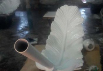 羽毛雕塑服務商，噴泉雕塑，玻璃鋼羽毛雕塑訂做