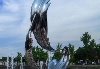 羽毛雕塑制作，園林裝飾，建筑鏡面羽毛雕塑批發