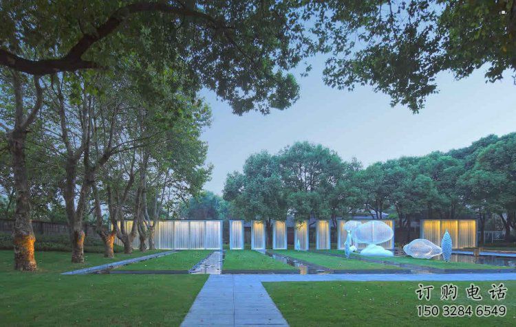 云朵景觀雕塑廠家，鏤空工藝制作，鏤空云朵雕塑廠