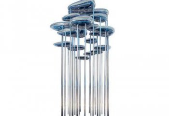 祥云雕塑制作，園林裝飾，建筑不銹鋼祥云雕塑廠家