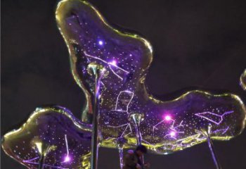 祥云雕塑制造，街景小品，景觀不銹鋼祥云雕塑優價