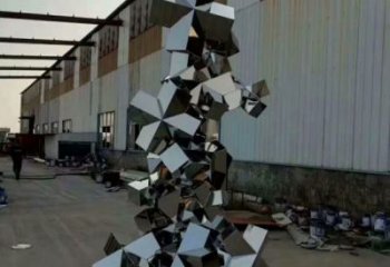 城市景觀石雕塑，網(wǎng)格體育雕塑，古銅效果