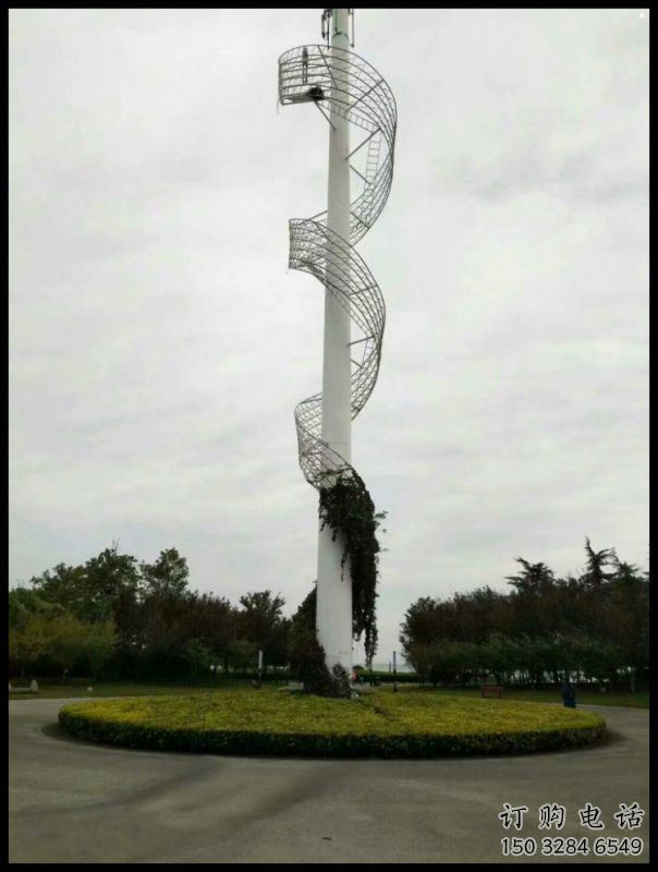 鏤空絲帶雕塑承接，城市裝飾，大型不銹鋼絲帶雕塑公司