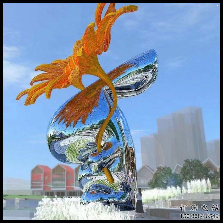 游樂場絲帶雕塑