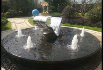 房地產(chǎn)飄帶雕塑