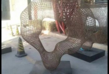 企業(yè)飄帶雕塑