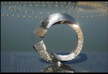 景區月牙雕塑優選，圓雕體系，鏤空月牙雕塑選定