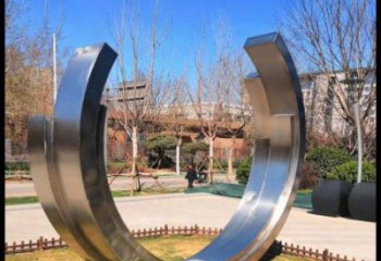 月亮雕塑提供，多彩藝術(shù)，中式不銹鋼月亮雕塑通用