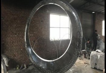 月亮雕塑提供，美陳雕塑，不銹鋼月亮雕塑制作承接