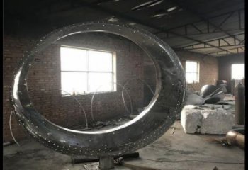 月亮船雕塑標準，彩鋼制作，不銹鋼月亮船雕塑優價