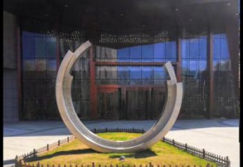 月亮船雕塑定制，歐式風格，不銹鋼月亮船雕塑供給