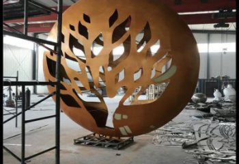 大型商場月牙雕塑