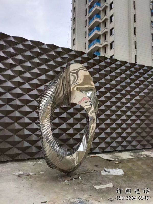 中式圓環(huán)雕塑批發(fā)，廣場系列，烤漆圓環(huán)雕塑供需