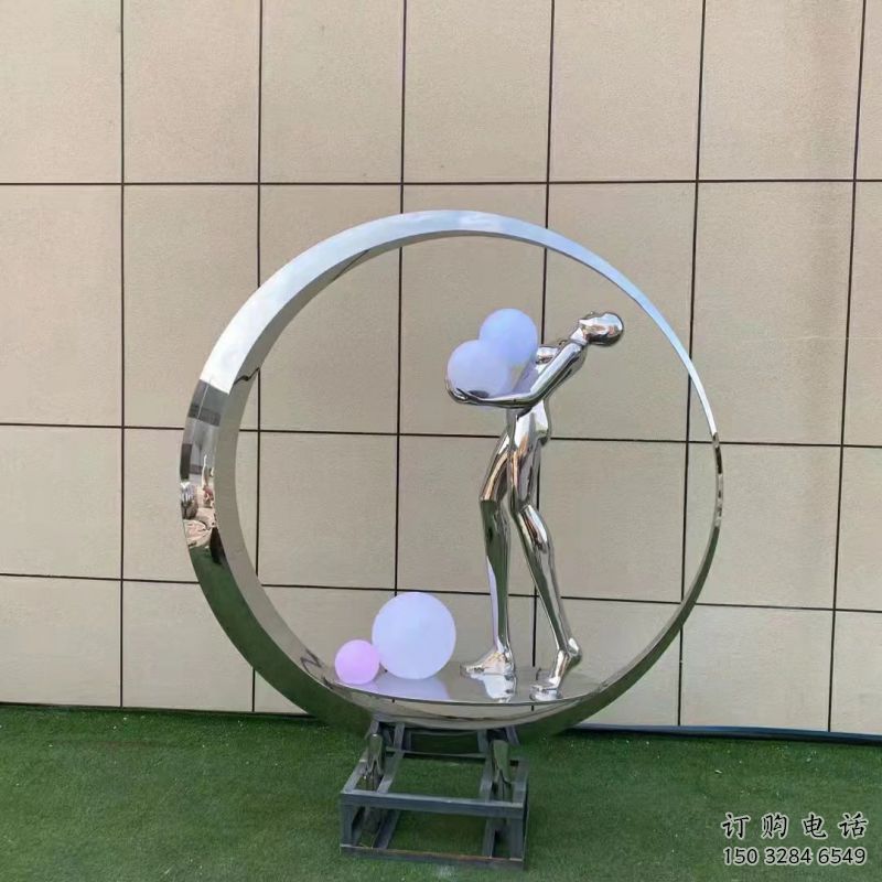 地產仙子雕塑生產，城市裝飾，景觀圓環仙子雕塑選定