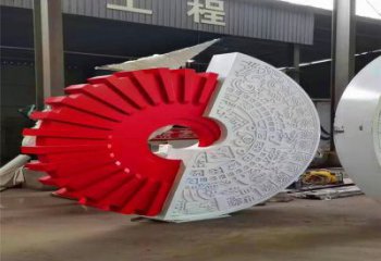 圓環雕塑制作選用，景區案例，美陳景觀制造商